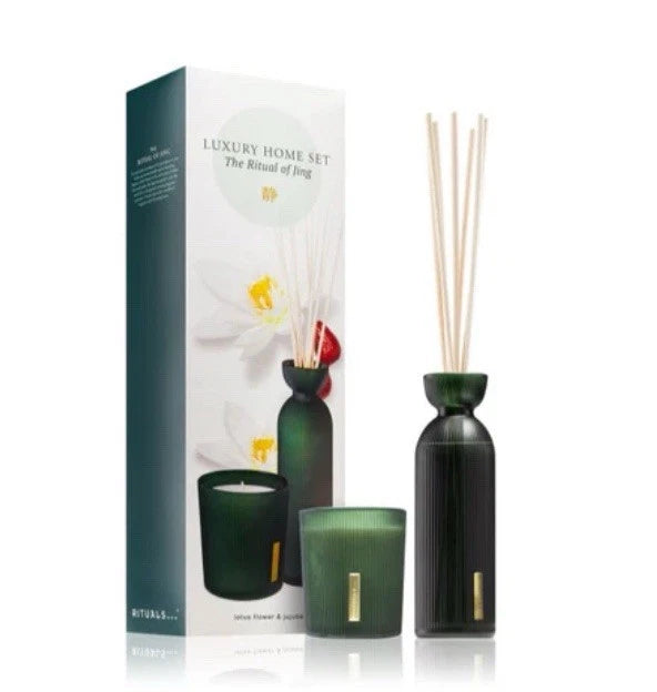 Rituals Luxury Home Set of Jing gift set-250ml Diffuser 290g Candle  RRP £49.99 Sale price £29.99