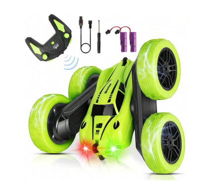 CYM Remote Control Cars, RC Stunt Car, 4WD 2.4 Ghz Remote Control Car with LED
