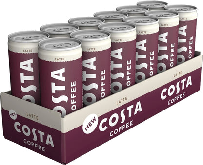 Costa Coffee Latte Cans (12x250ml)