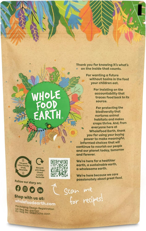 Wholefood Earth Sesame Seeds Hulled 2 kg | GMO Free | High Fibre BBE 25/03/25 RRP £15.99 Sale Price £6.99