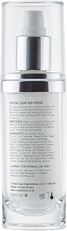 Crystal Clear Skincare Skin Repair Moisturiser - Lightweight for Sensitive Problematic Skin 60ml