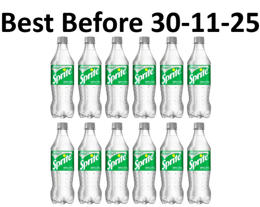 12X500ml Sprite Lemon Lime Low Sugar Bottles Refreshing Fizzy Drink BBE 30-11-25 RRP £20 Sale price £6.99