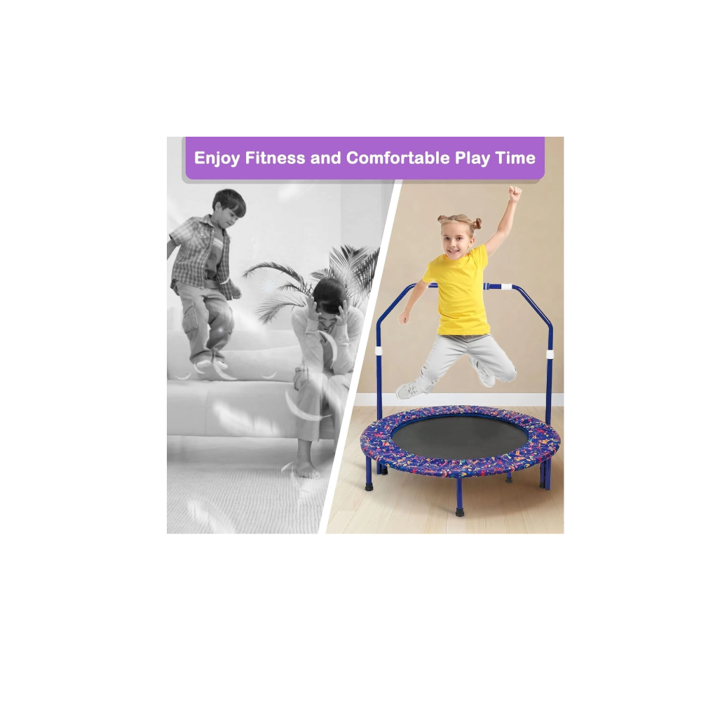 Kids Trampoline Mini Noise-Free Trampoline Indoor/Outdoor Rebounder 36" (Free Shipping)