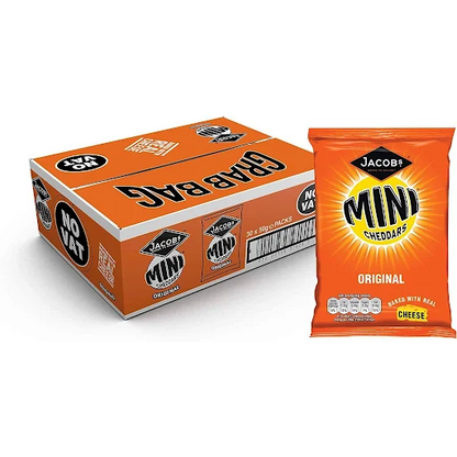 JACOB'S Mini Cheddars Original Grab Bag 30 x 45g bags