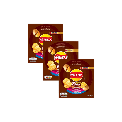 Walkers Meaty Variety Multipack Crisps Box